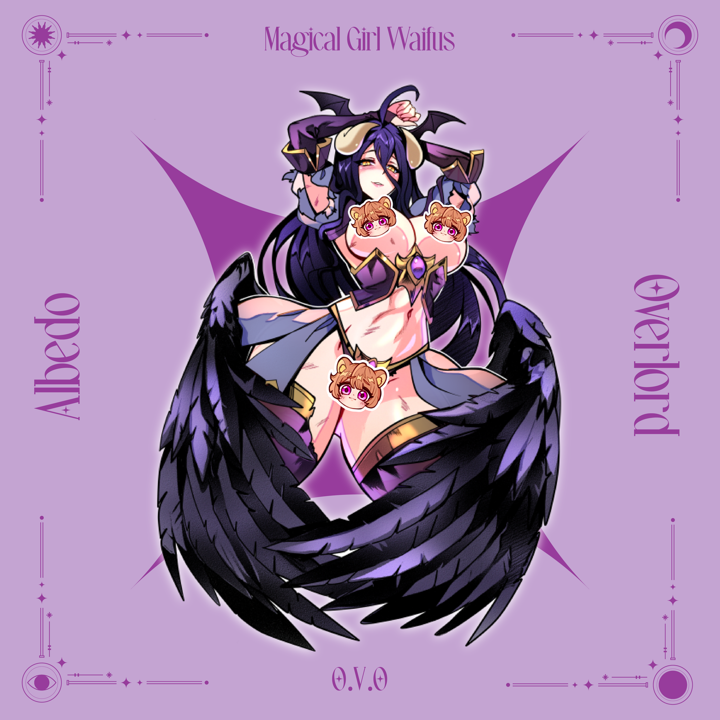 Magical Villain Albedo – Sticker