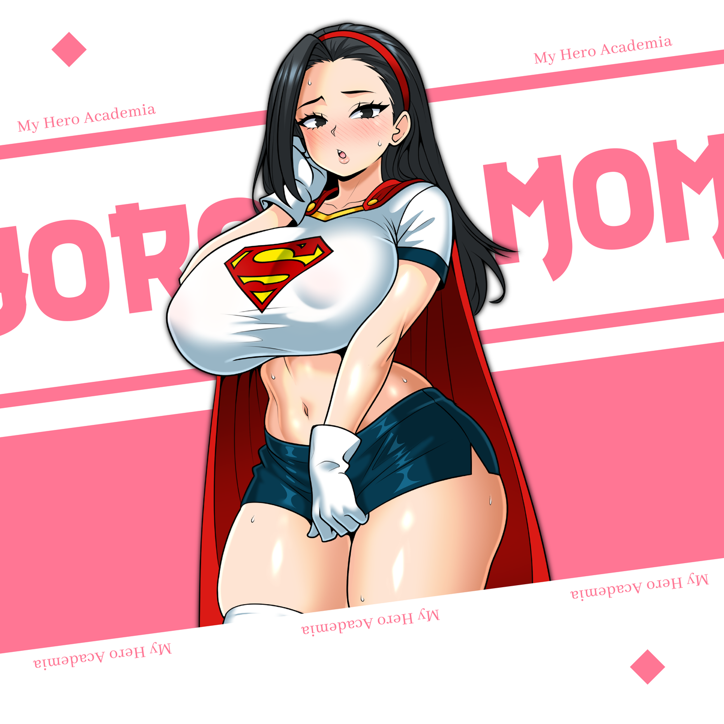 🦸♀️Momo Yaoyorozu - "Super Momo" (5” Sticker)