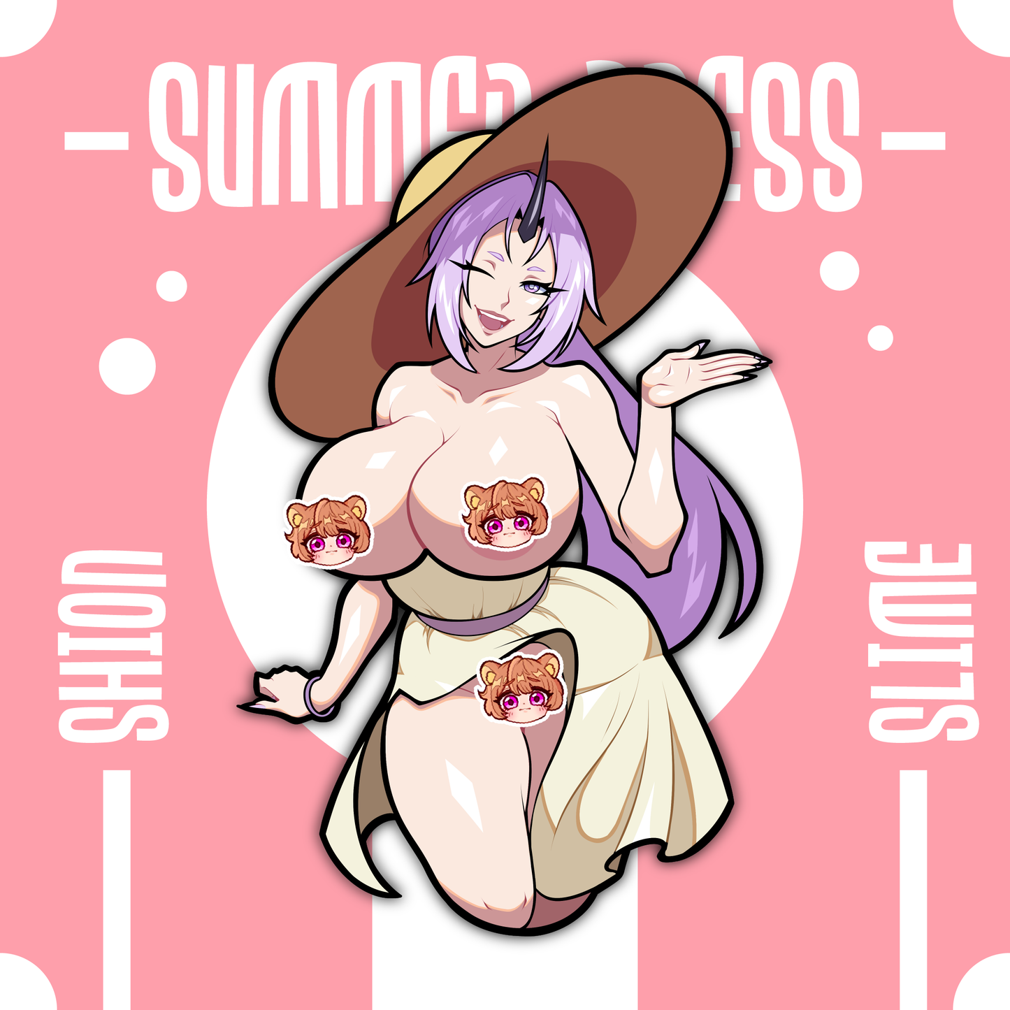 ✨ Sundress Series – Shion (5” Sticker)