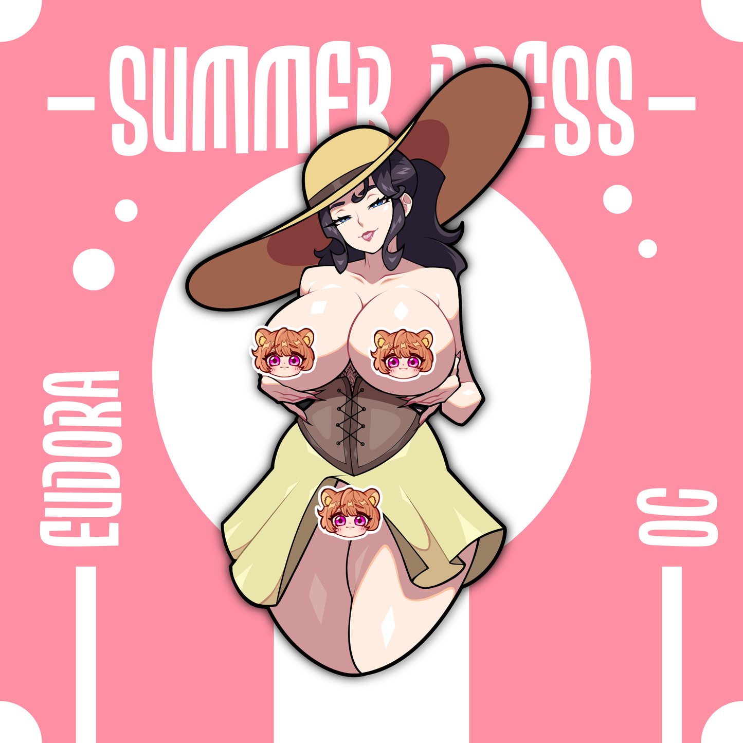 ✨ Sundress Series – Eudora (5” Sticker)