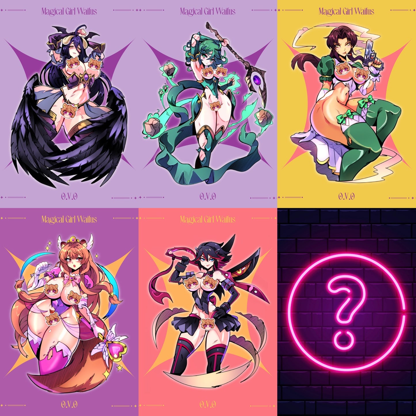Magical Girl May – Complete Waifu Sticker Bundle