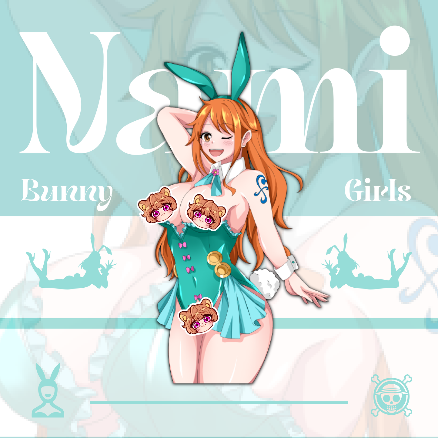 Nami Bunny Girl Sticker
