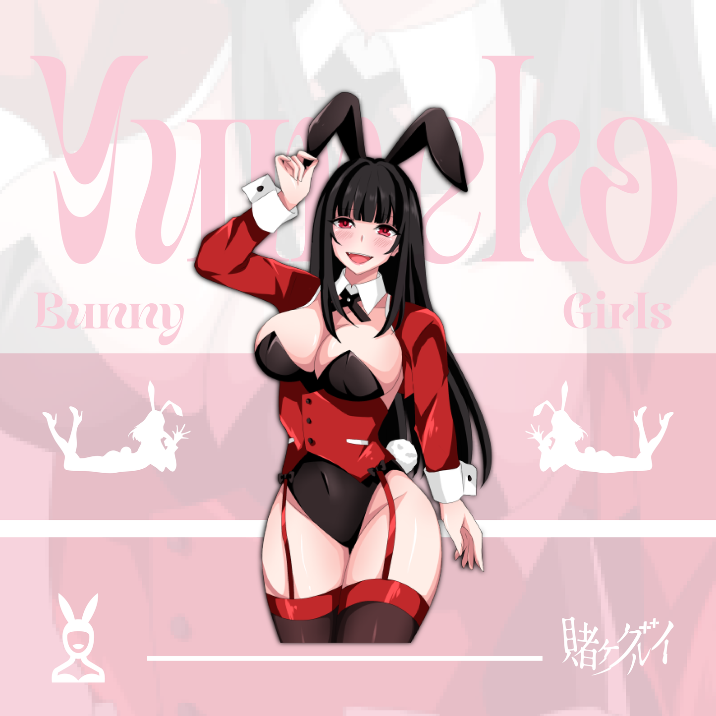 Yumeko Jabami Bunny Girl Sticker