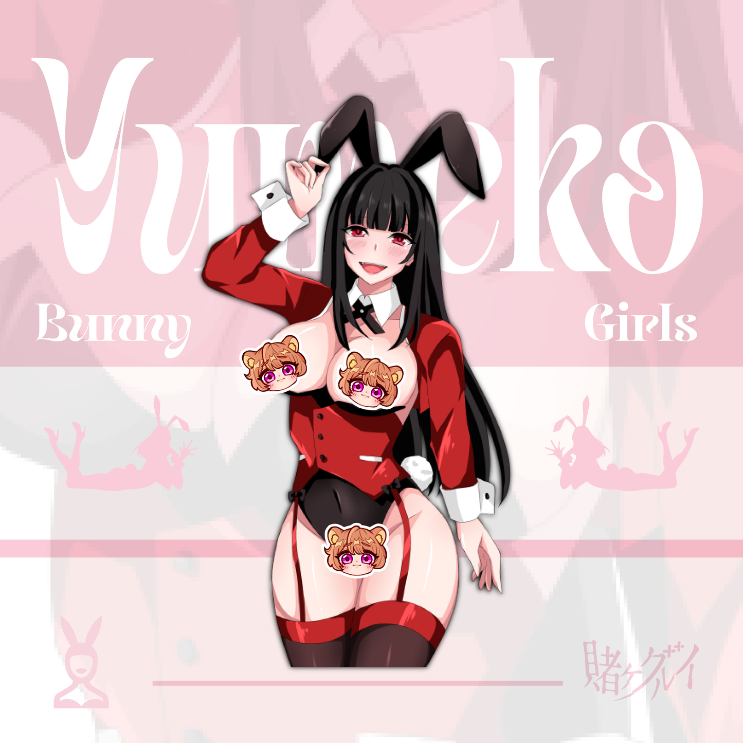 Yumeko Jabami Bunny Girl Sticker
