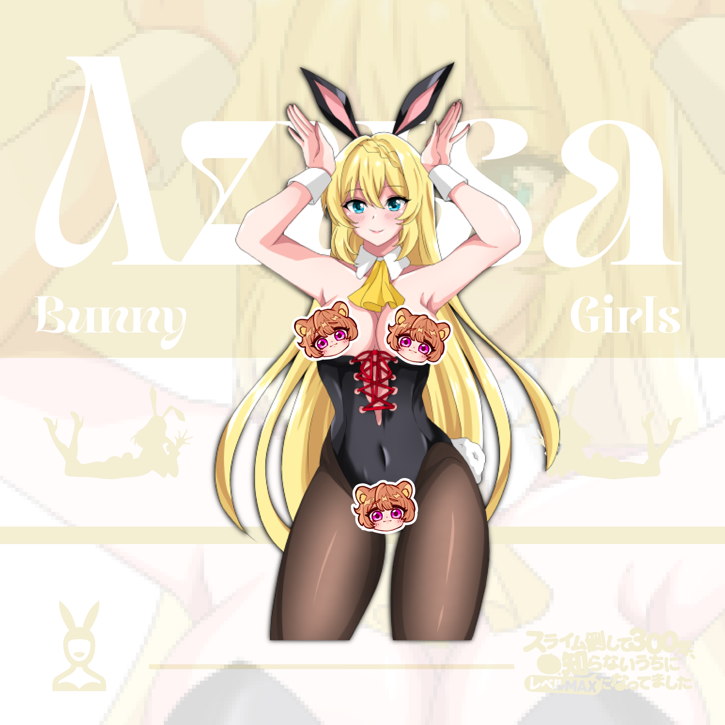 Azusa Aizawa Bunny Girl Sticker