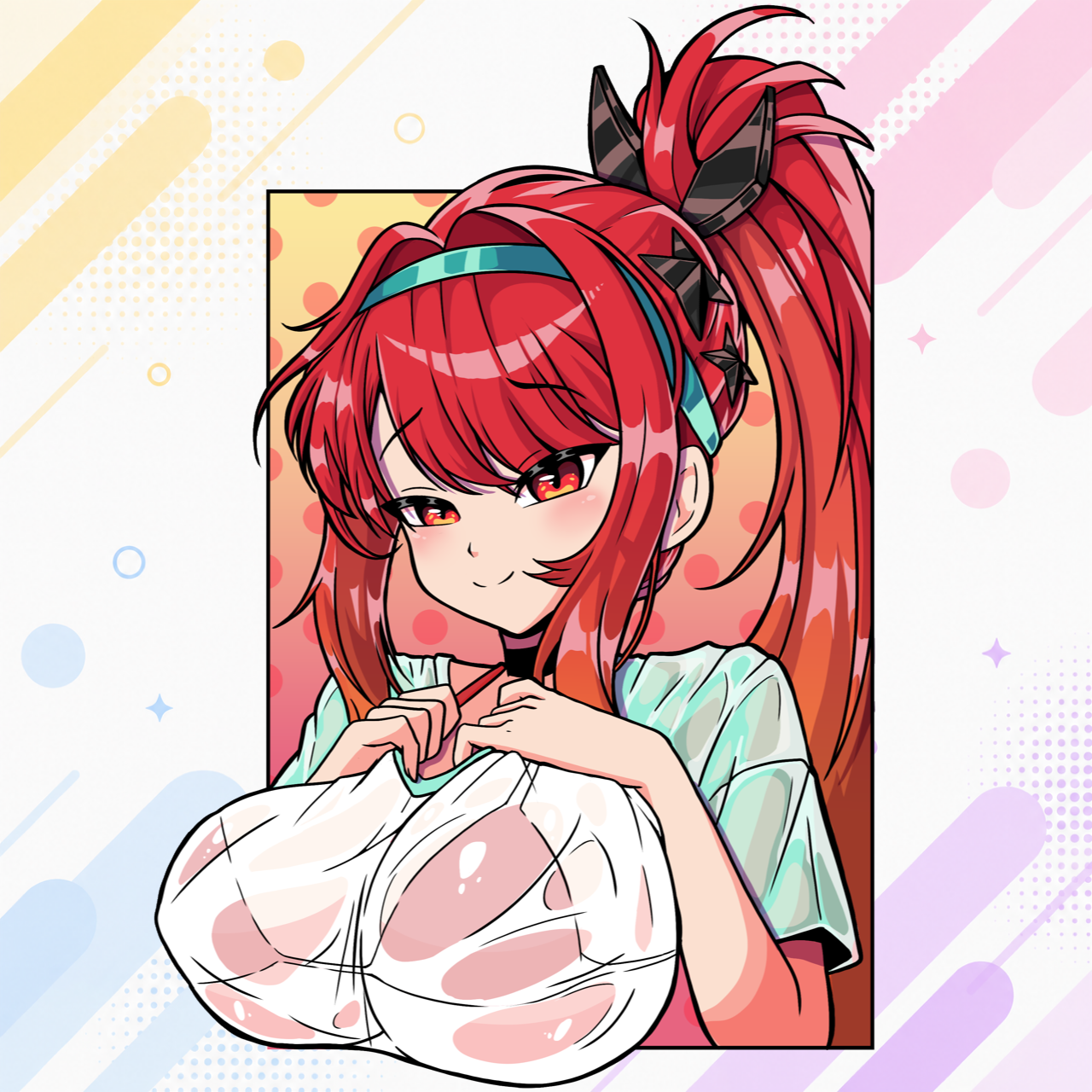 NIKKE Summer Waifu Enamel Stickers- PRE-ORDERS