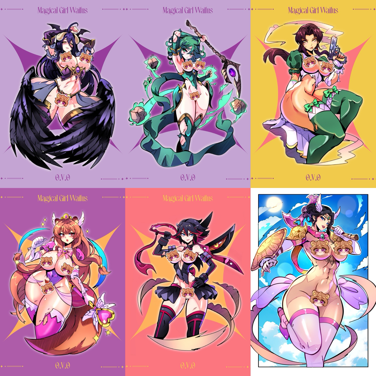 Magical Girl May – Complete Waifu Pin Bundle