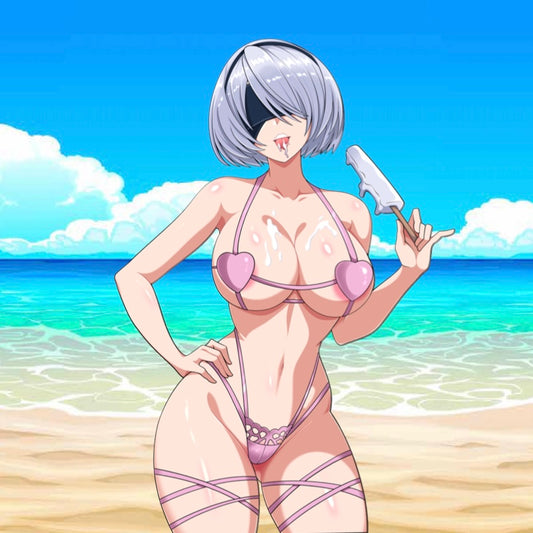 🍦 Beach Day 2B – 5" Vinyl Sticker