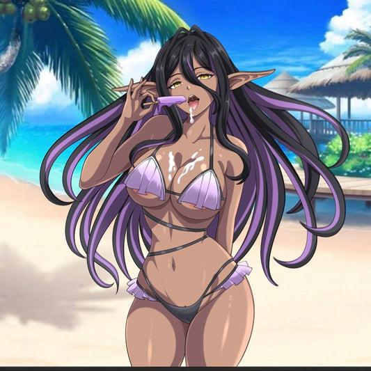 🍦 Beach Heat – Airi! 5" Vinyl Sticker