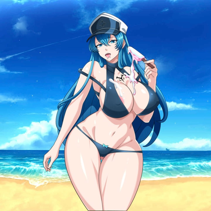 ❄️ Ice Queen Heatwave – Esdeath 5" Vinyl Sticker