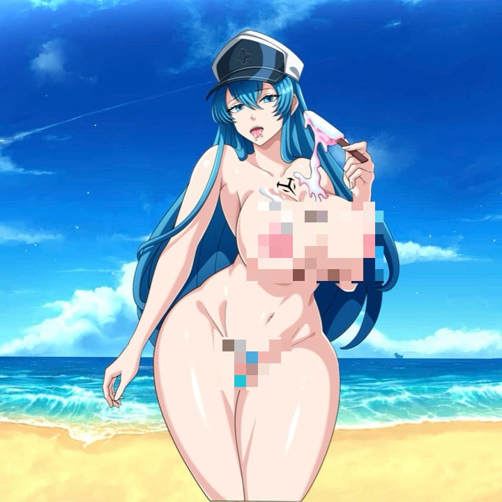 ❄️ Ice Queen Heatwave – Esdeath 5" Vinyl Sticker