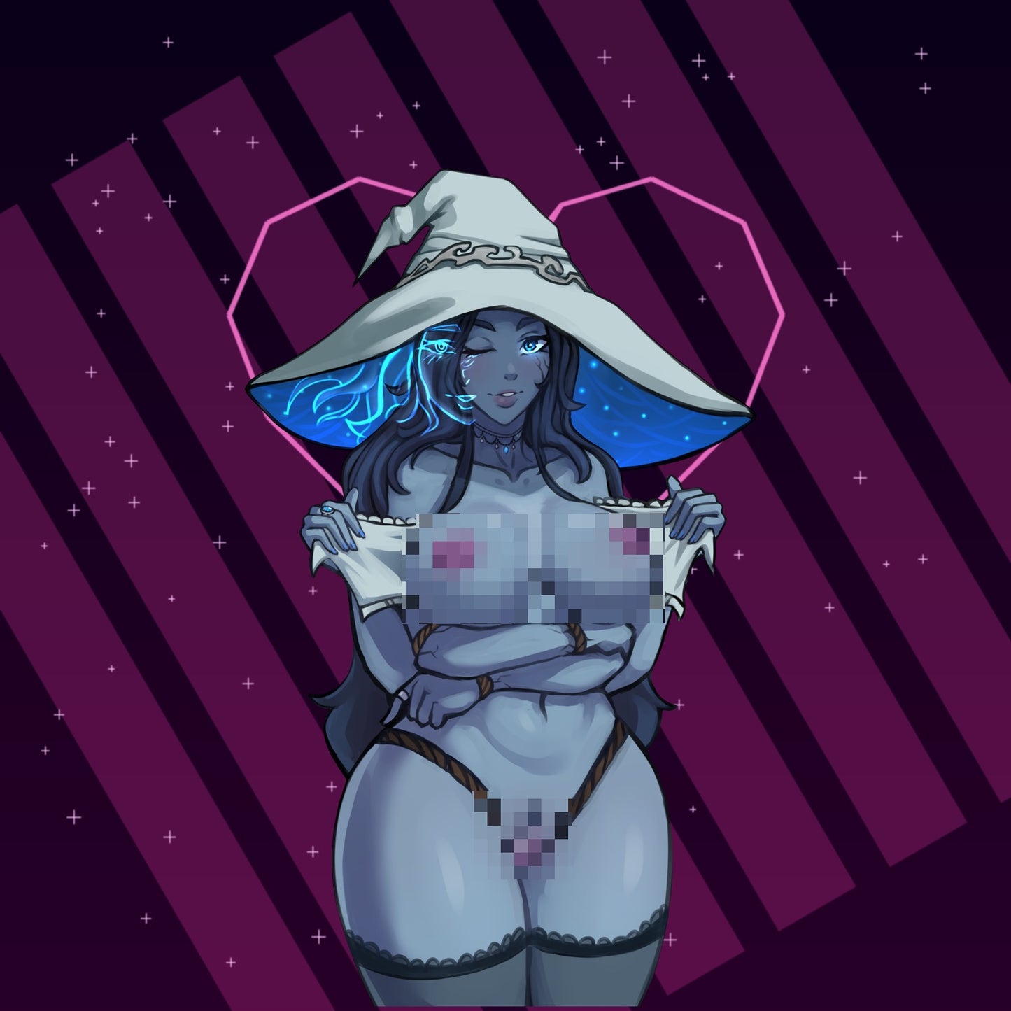 Ranni – Undressing waifus – 5in Vinyl Sticker