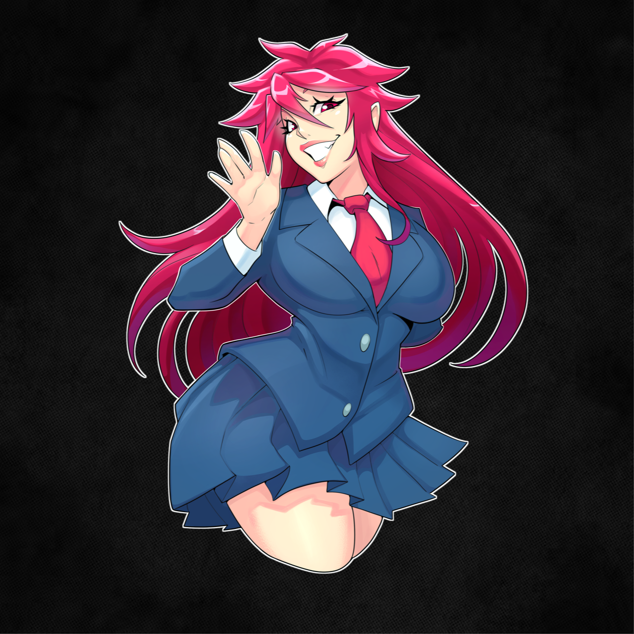 Mari – Secret Half-Succubus • 5" Vinyl Decal (HANIME Girls)