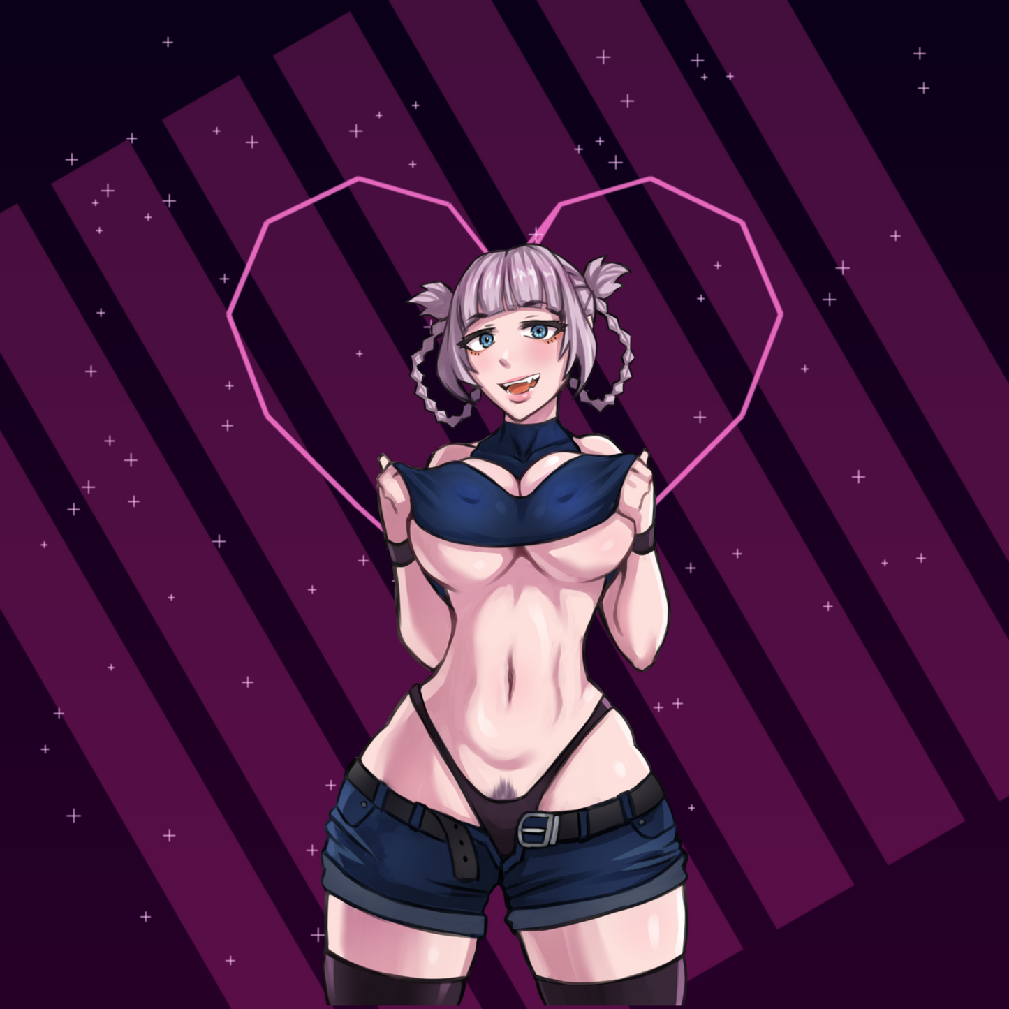 Nazuna – Undressing waifus – 5in Vinyl Sticker