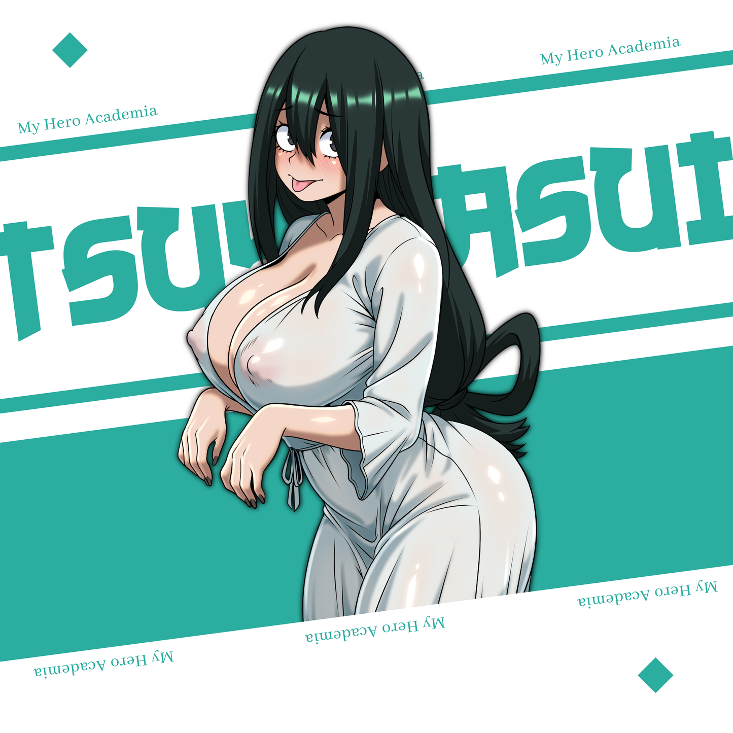💚 Tsuyu Asui – “The Cursed Croak” (5” Sticker)
