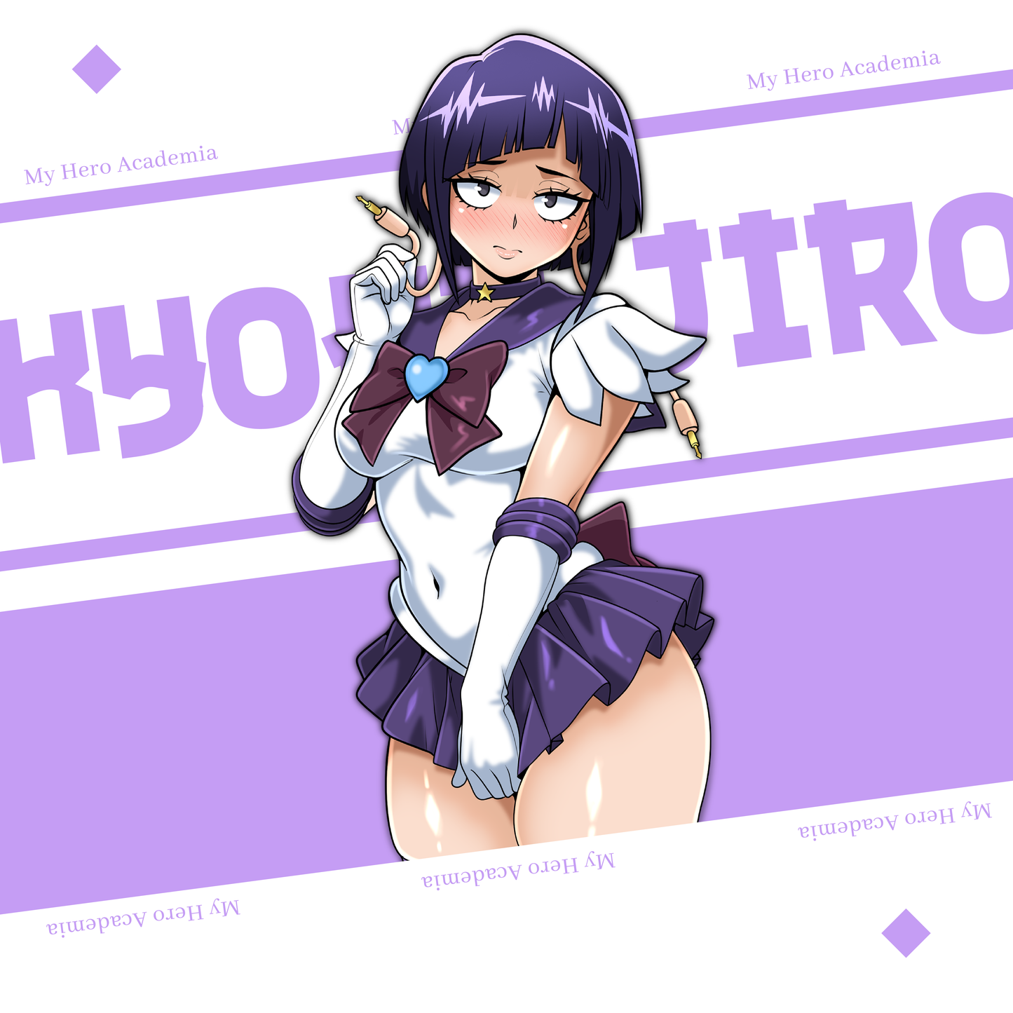 💫 Kyoka Jiro – “Sailor Soundwave” (5” Sticker)