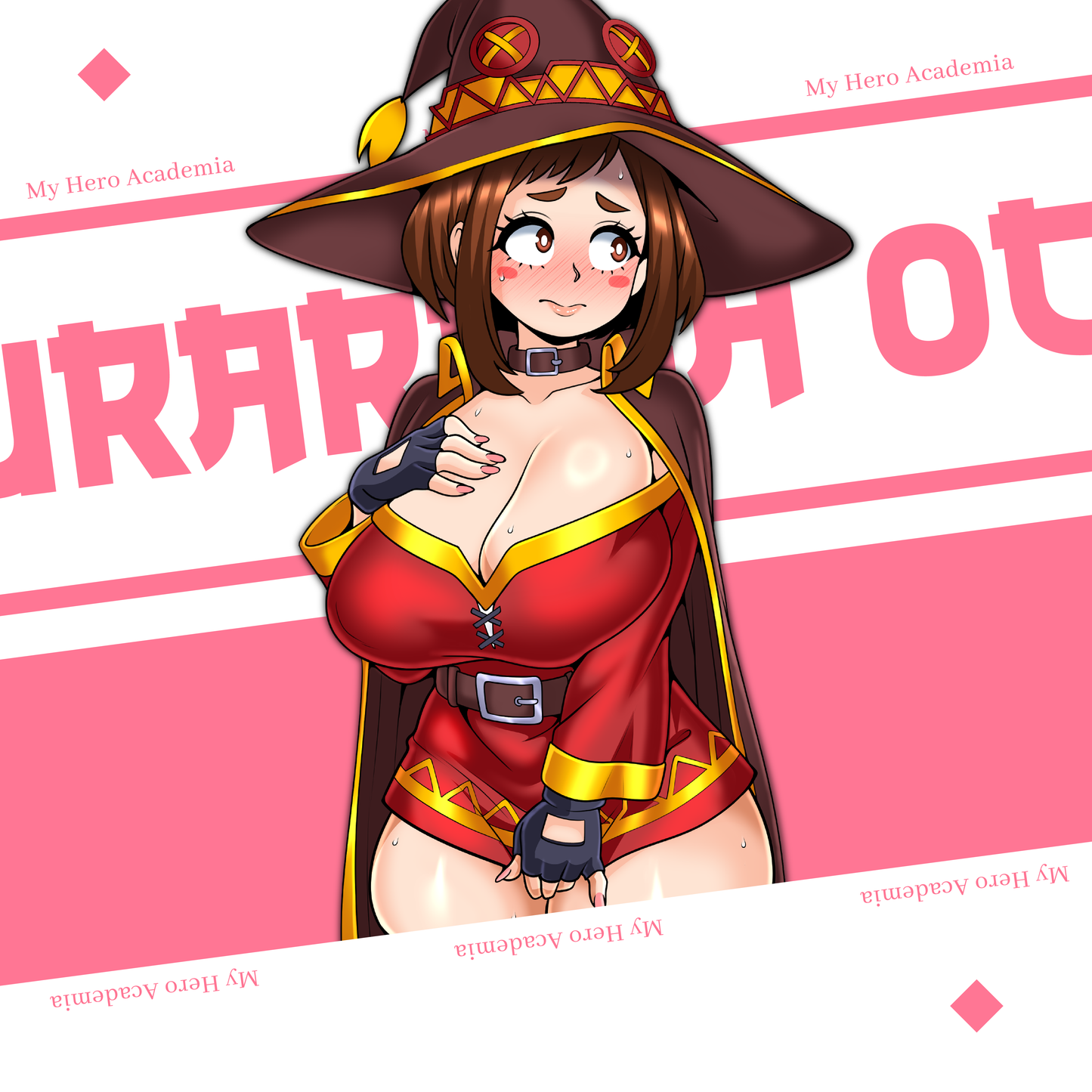❤️ Ochako Uraraka – “Boom Mage” (5” Sticker)