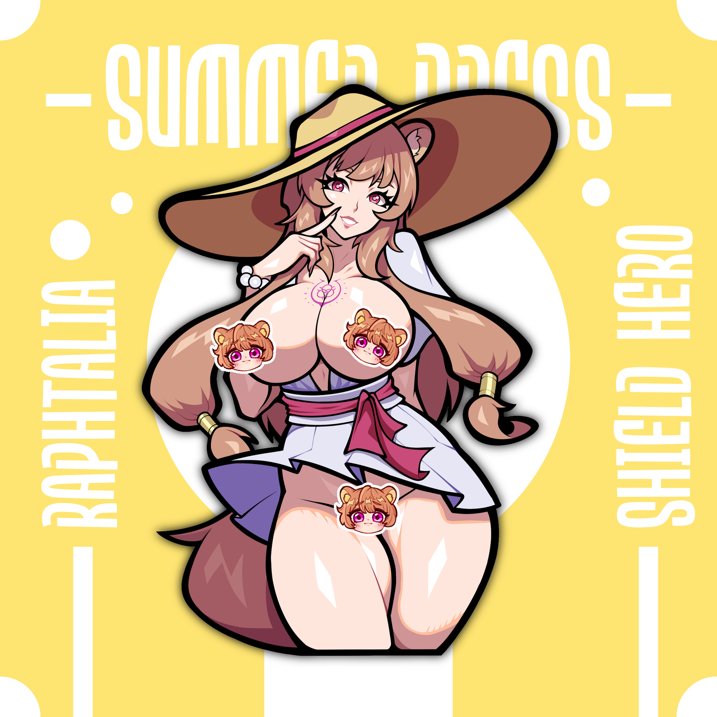 ✨ Sundress Series – Raphtalia (5” Sticker)