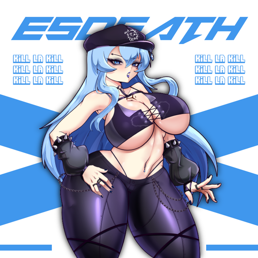 Goth Streetwear Esdeath – 5" Vinyl Sticker