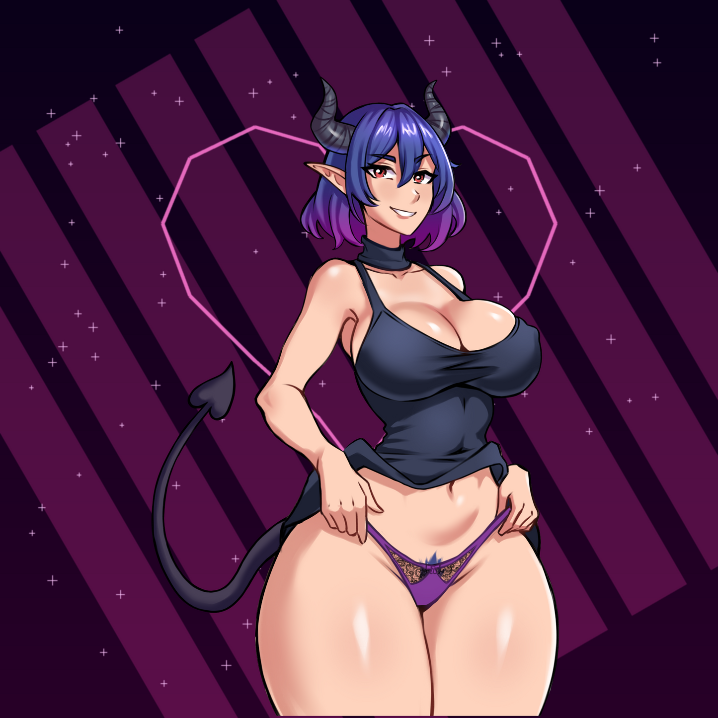 Vermeil – Undressing waifus – 5in Vinyl Sticker