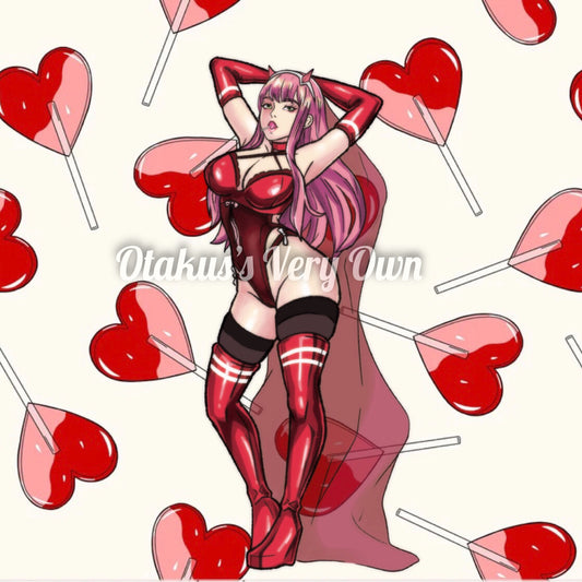Zero Two Valentine's Sticker